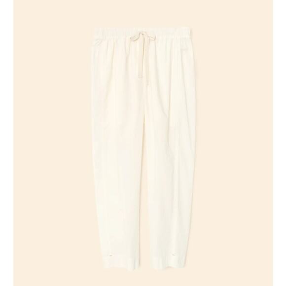 Xirena Draper Pants in White Oysterette SZ MEDIUM Cotton Pull-On Pants EUC - Picture 3 of 13